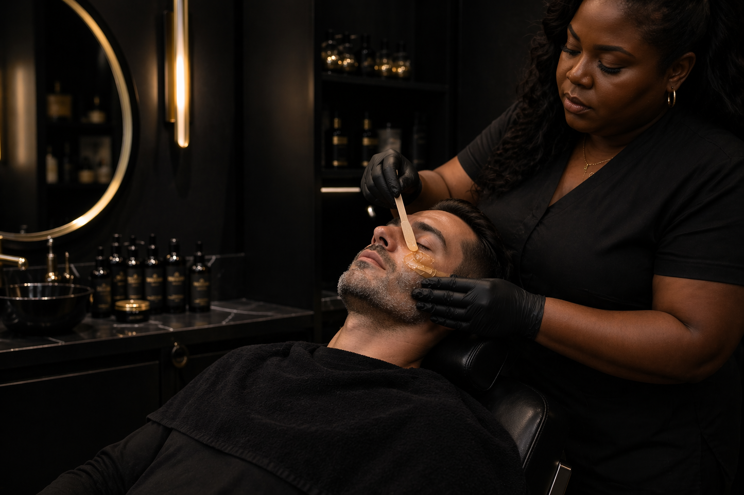 Men’s Facial Waxing Class